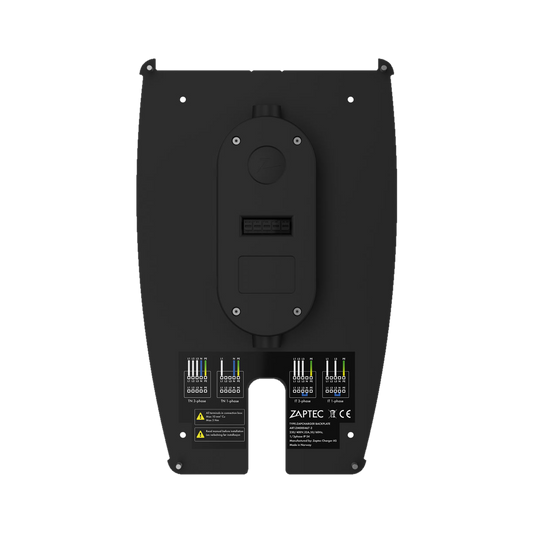 Zaptec Pro MID AC-Ladestation, Rueckplatte
